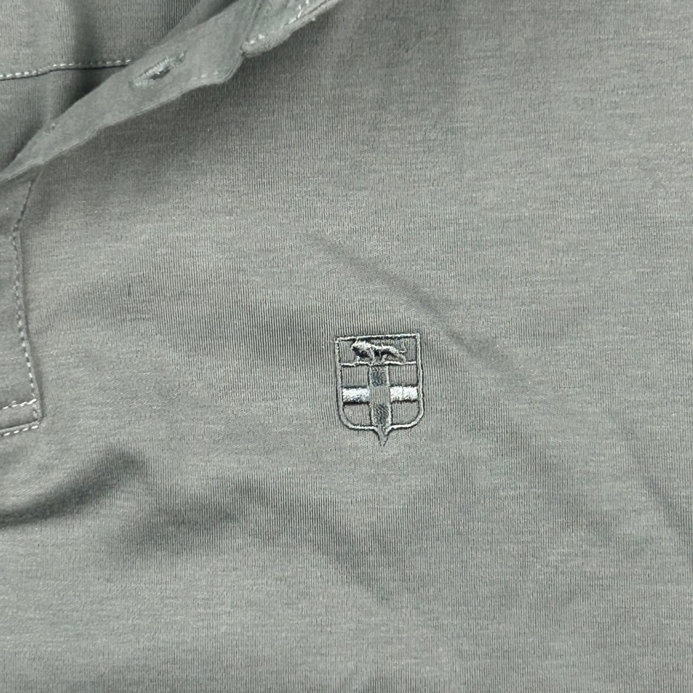 Vince Camuto Mens Gray Short Sleeve Cotton Polo Shirt Size Medium NWT - Picture 4 of 9